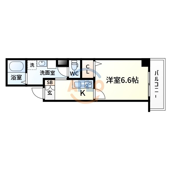 ラヴィ江坂イーストの間取り|ラ・ヴィ江坂イースト　間取り
