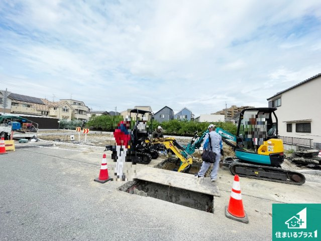 宝塚市山本野里　新築一戸建ての外観|現在の進捗状況です！順調に作業進行中、完成が待ち遠しいです！詳細の間取り等、お気軽にお問い合わせください！