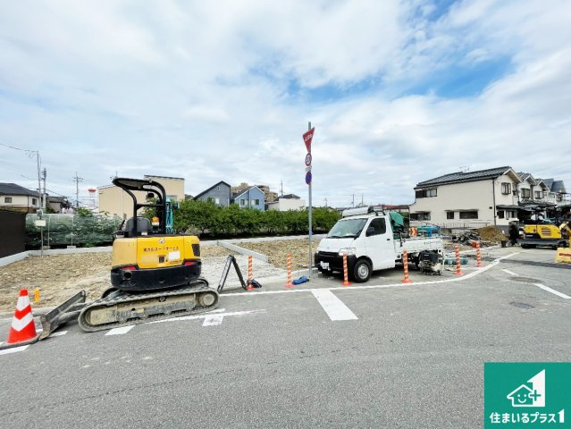 宝塚市山本野里　新築一戸建ての外観|現在の進捗状況です！順調に作業進行中、完成が待ち遠しいです！詳細の間取り等、お気軽にお問い合わせください！