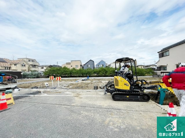 宝塚市山本野里　新築一戸建ての外観|現在の進捗状況です！順調に作業進行中、完成が待ち遠しいです！詳細の間取り等、お気軽にお問い合わせください！