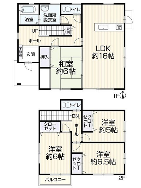 【間取り】 | 古賀市花見東４丁目　中古一戸建☆仲介手数料無料☆