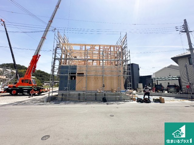 たつの市龍野町末政　第2期　新築一戸建ての外観|現在建築中！落ち着いた街並みで新生活を始めることが出来そう！周辺の物件も併せてご紹介させて頂きます！