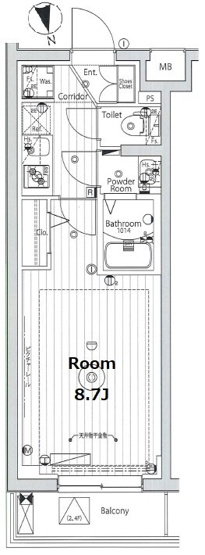 【間取り】 | メイクス品川戸越パークプレイス