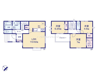 【間取り】 | 名古屋市守山区緑ヶ丘601【仲介手数料無料】新築一戸建て　A号棟