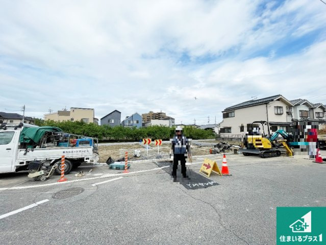 宝塚市山本野里　新築一戸建ての外観|現在建築中！落ち着いた街並みで新生活を始めることが出来そう！周辺の物件も併せてご紹介させて頂きます！