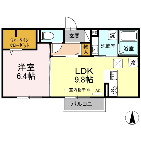 ラフィーネ フジの間取り