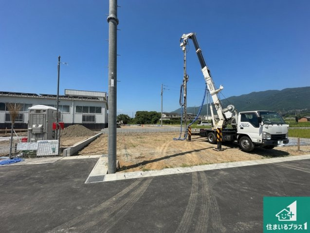 29(土)30(日)現地説明会！　葛城市林堂　全3邸の外観|現在はこんな感じです。完成までが待ち遠しいですね。