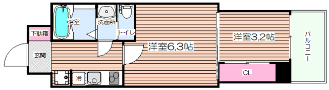 【間取り】 | セレニテ梅田ルフレ
