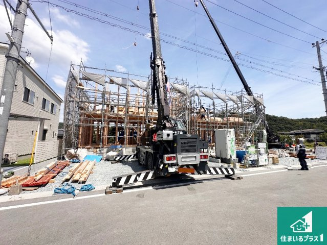 たつの市龍野町末政　第2期　新築一戸建ての外観|現在の進捗状況です！順調に作業進行中、完成が待ち遠しいです！詳細の間取り等、お気軽にお問い合わせください！
