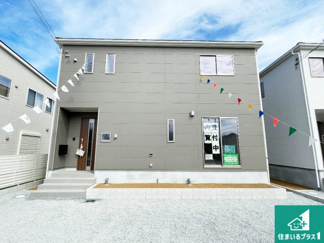たつの市龍野町末政　第2期　新築一戸建ての外観|安心の10年保証！外観を美しく保ち、雨水で汚れを落とします！気になることがありましたら、お気軽にお問い合わせください！