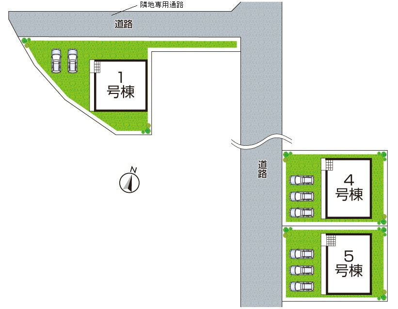 たつの市龍野町末政　第2期　新築一戸建ての区画図|全11区画