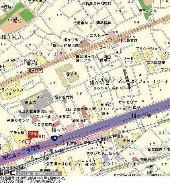 フェニックス幡ヶ谷壱番館の地図