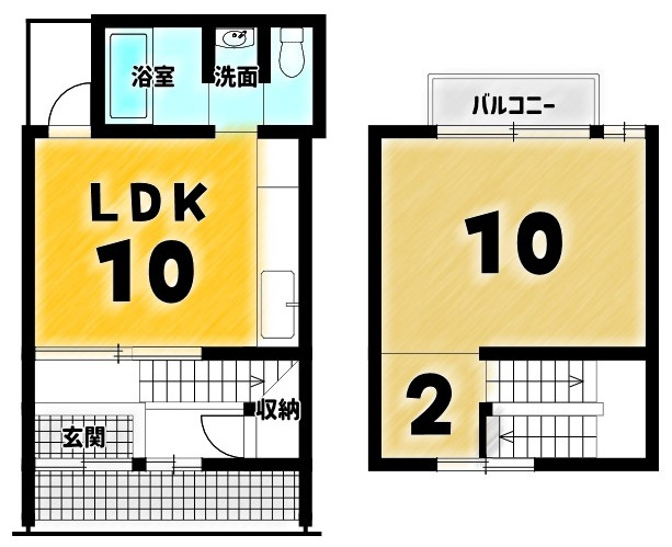 中堂寺藪ノ内町の間取り