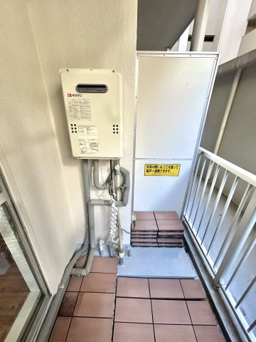 覚王ハイツのバルコニー