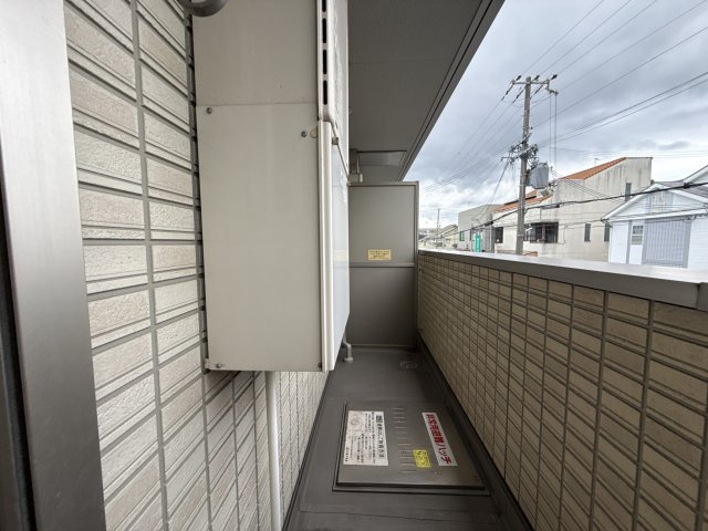 カーサクレア神屋町のバルコニー
