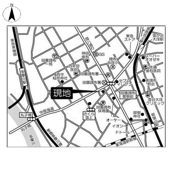 【地図】 | オーロヴェルデ田園調布
