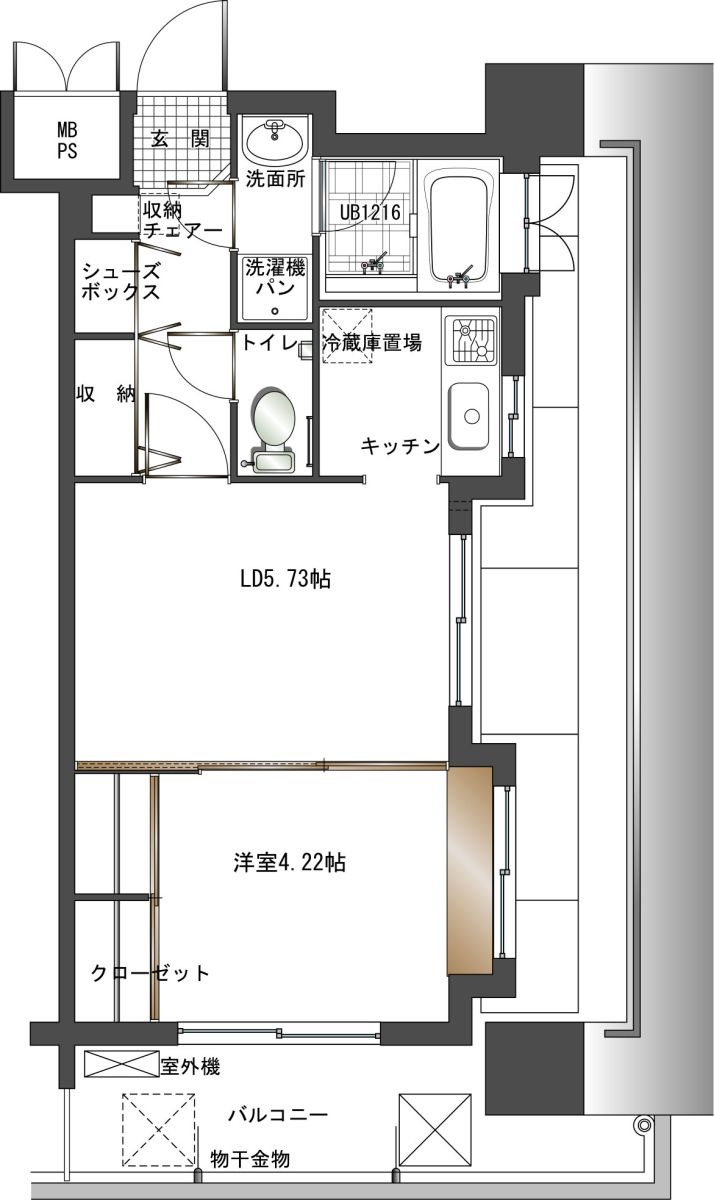 新品家具付きマンション春吉18(KaGood福岡)