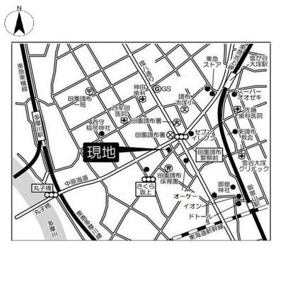 【地図】 | オーロヴェルデ田園調布