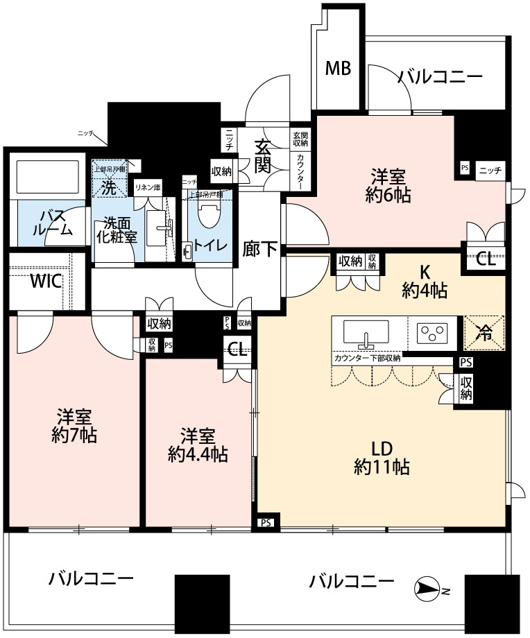 アトラス本郷三丁目の間取り