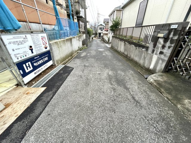 船橋市西習志野3丁目312①の前面道路含む現地写真
