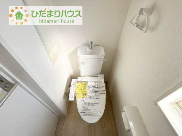 【トイレ】 | つくばみらい市小絹第4　新築戸建　3号棟 | トイレは1F、2F共に完備！取り合いになることがありませんね(^^)/