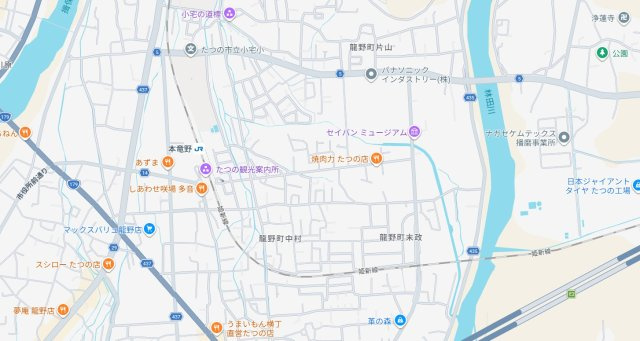 たつの市龍野町末政　第2期　新築一戸建ての地図