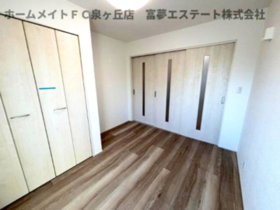 【洋室】 | フジパレス助松町Ⅰ番館 | リビングと洋室の間仕切りを閉めたとき
※イメージ　同物件別号室の写真