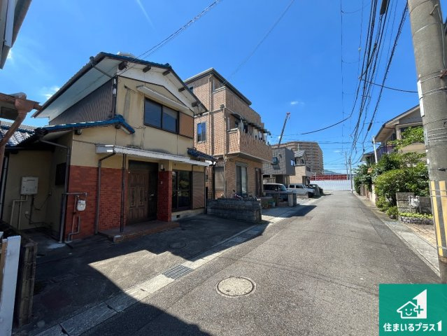 ★大津市皇子が丘　第1期　新築一戸建ての前面道路含む現地写真|現地写真（2026年7月10日） 現在古家解体作業中！
