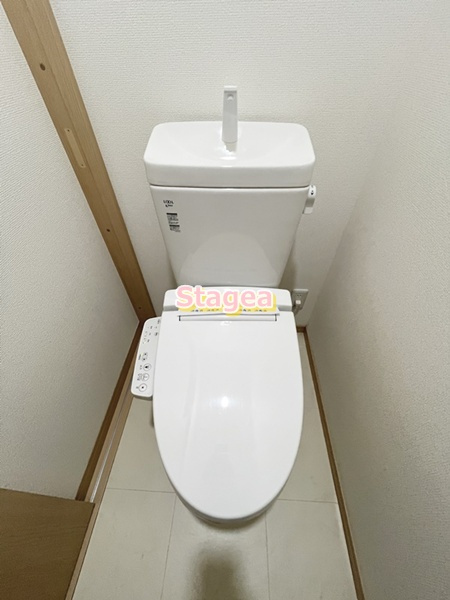 上尾市上町２丁目のアパートのトイレ