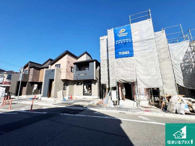 ■宝塚市山本野里　新築一戸建ての外観|現在の進捗状況です！順調に作業進行中、完成が待ち遠しいです！詳細の間取り等、お気軽にお問い合わせください！