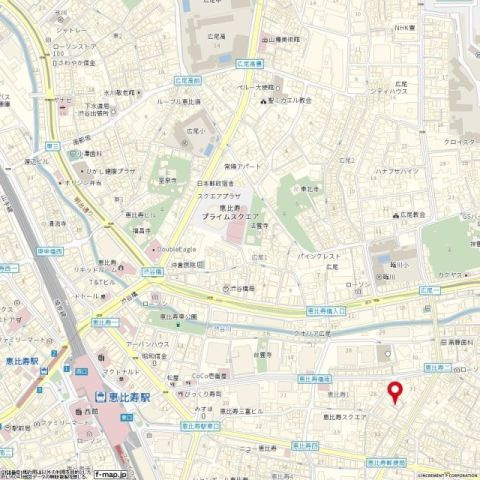メゾン・ド・ヴィレ恵比寿の地図