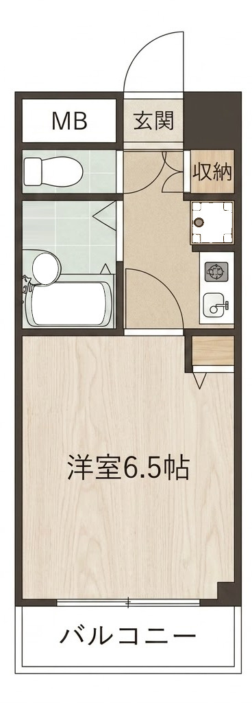 グランヴィ天王寺の間取り