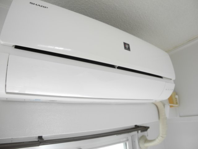 ビレッジハウス末石4号棟の設備|※別号室の写真です。オプション月額¥1.000でエアコン付けることが出来ます。