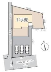 羽生藤井上組　新築一戸建て　リーブルガーデンの区画図|全1棟