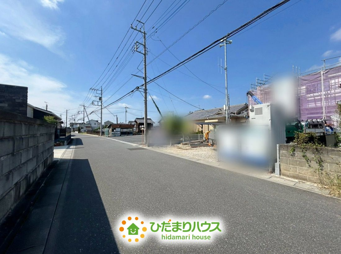 羽生藤井上組　新築一戸建て　リーブルガーデンの前面道路含む現地写真|2026/09/03　撮影