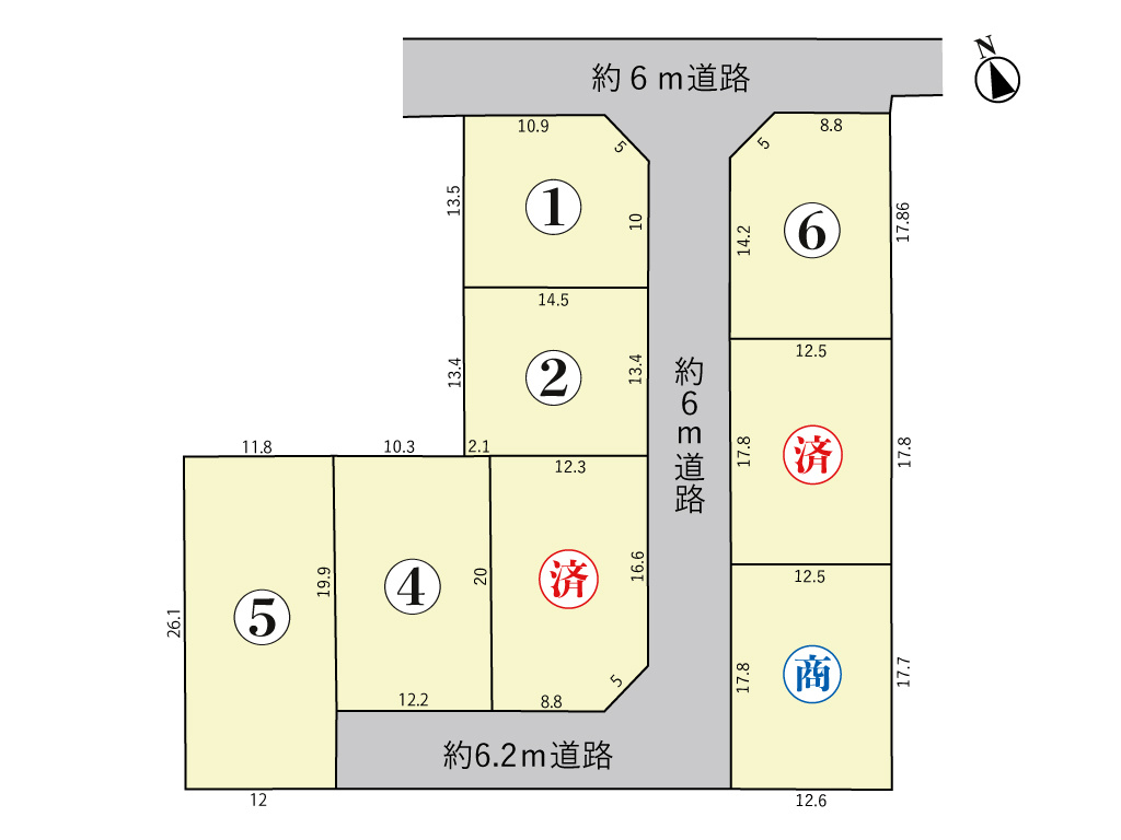 亀山市能褒野町《全8区画》