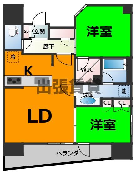 仲介手数料0円！！ラ・ヴィータ葵の間取り