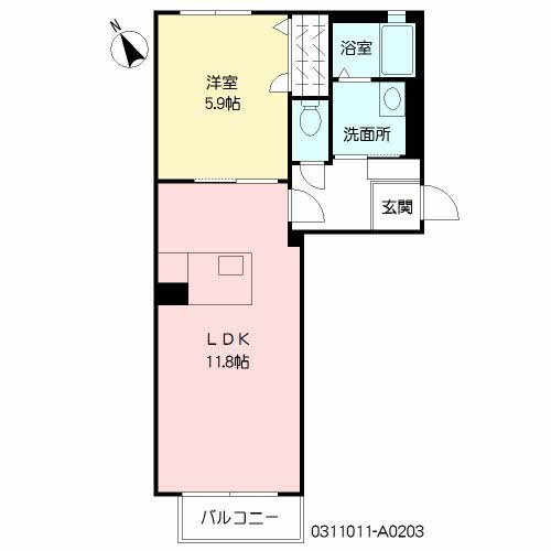 コンフォルトM　A棟の間取り