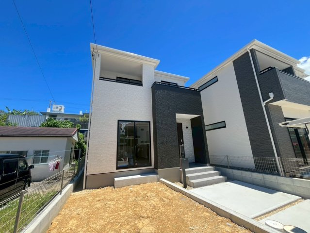 沖縄市知花新築戸建て　A号棟（全5棟）の外観|外観です