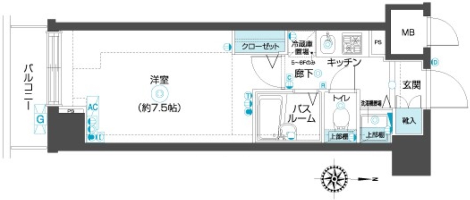 フェニックス武蔵関参番館の間取り