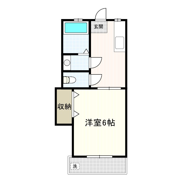 ハイツ栄連の間取り