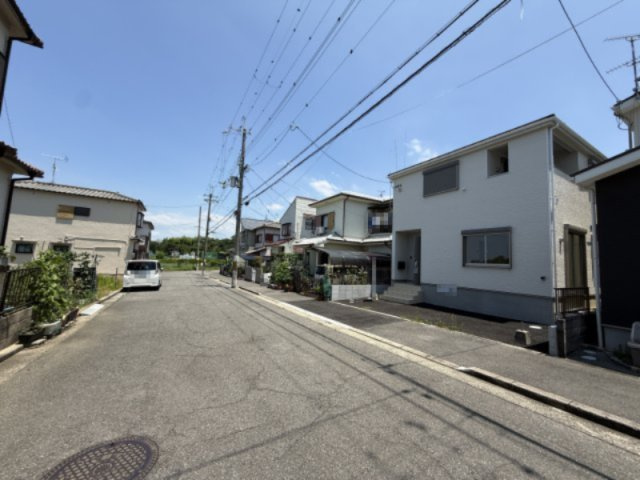 クレイドルガーデン堺市中区上之第3期の前面道路含む現地写真