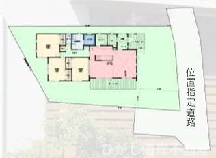 茅ケ崎市下寺尾　新築戸建の区画図|区画図