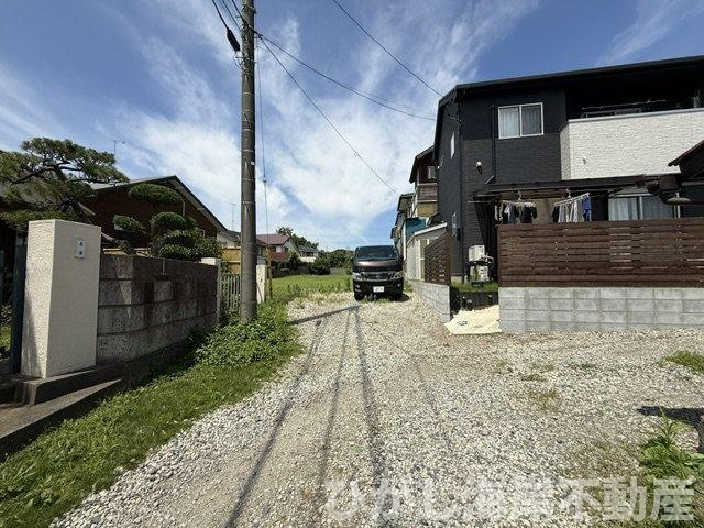 茅ケ崎市下寺尾　新築戸建の前面道路含む現地写真|現地外観