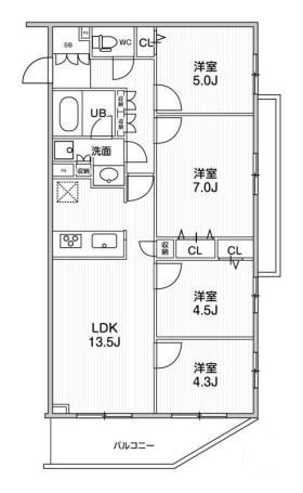【間取り】 | LIMERESIDENCEHIKIFUNE | 間取り
