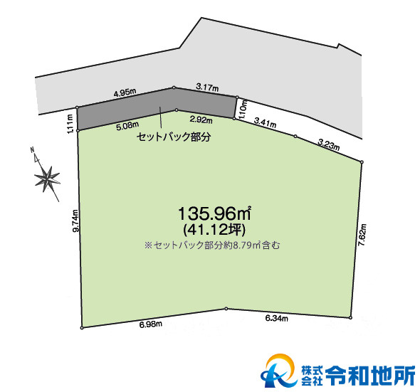 売地　藤沢市辻堂6丁目の土地図