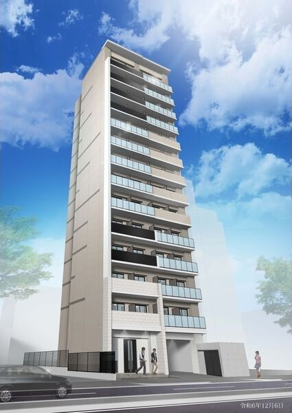 S-RESIDENCE植田asolea(アソレア)の外観パース|★8/21~8/22 内覧会開催★新築人気シリーズ物件です♪