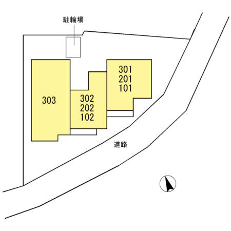 ル・ジャルダン大森西の区画図