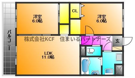 エクセルコートの間取り