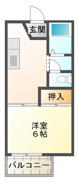 中津ハイツの間取り